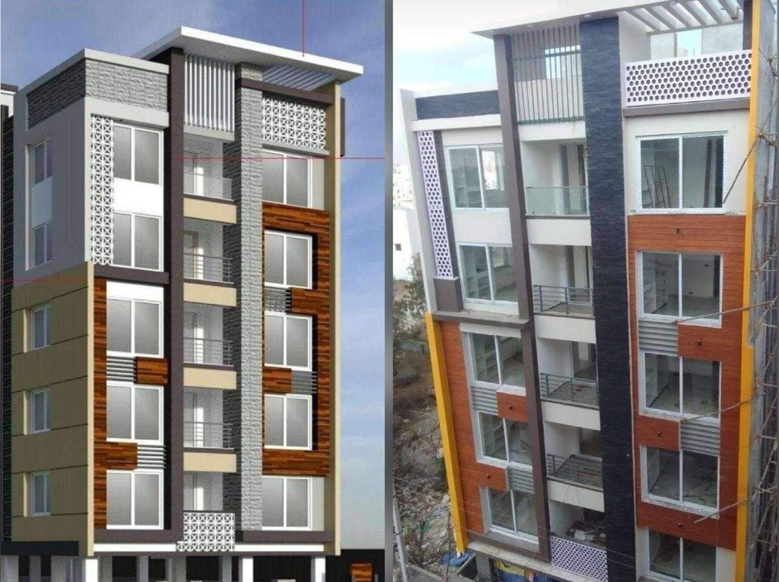 Residential tower elevation