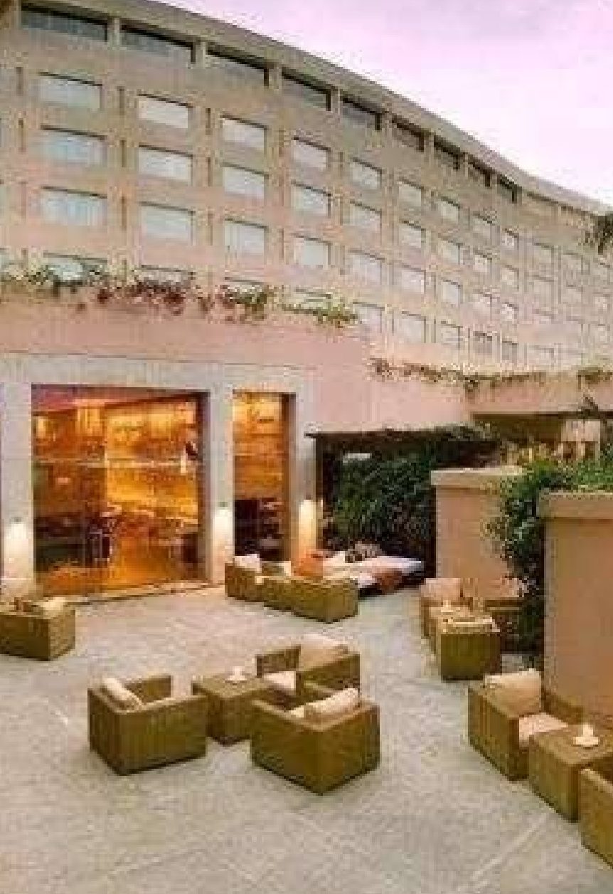 The LaLiT Ashok courtyard