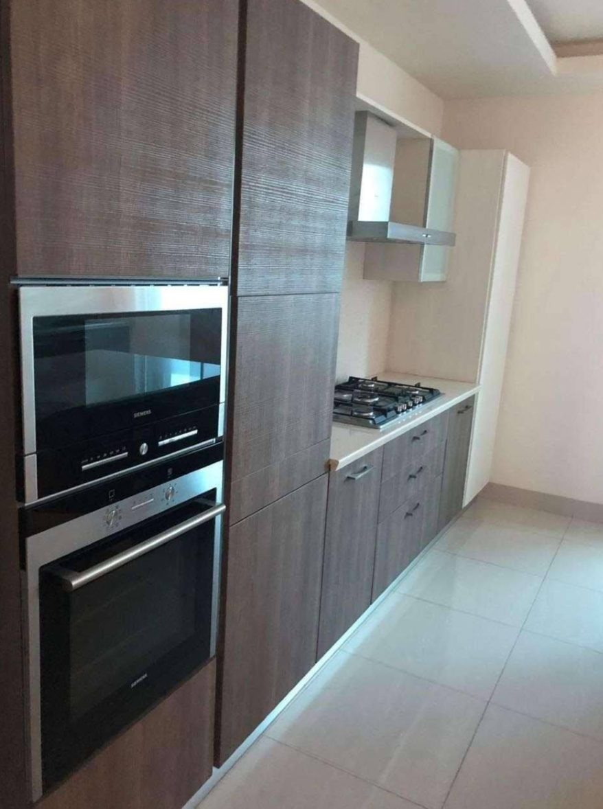 Modular kitchen with built-in ovens