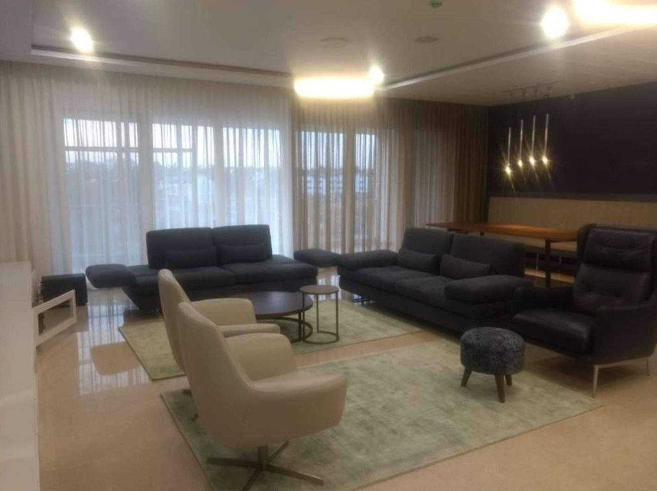Modern residential living room